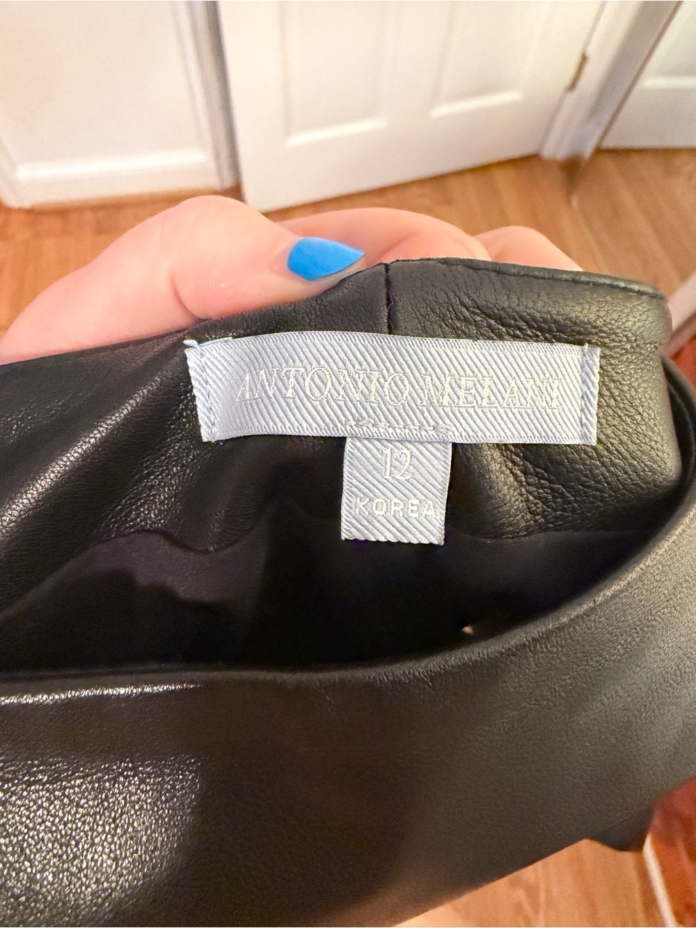 ANTONIO MELANI Black Mini Skirt